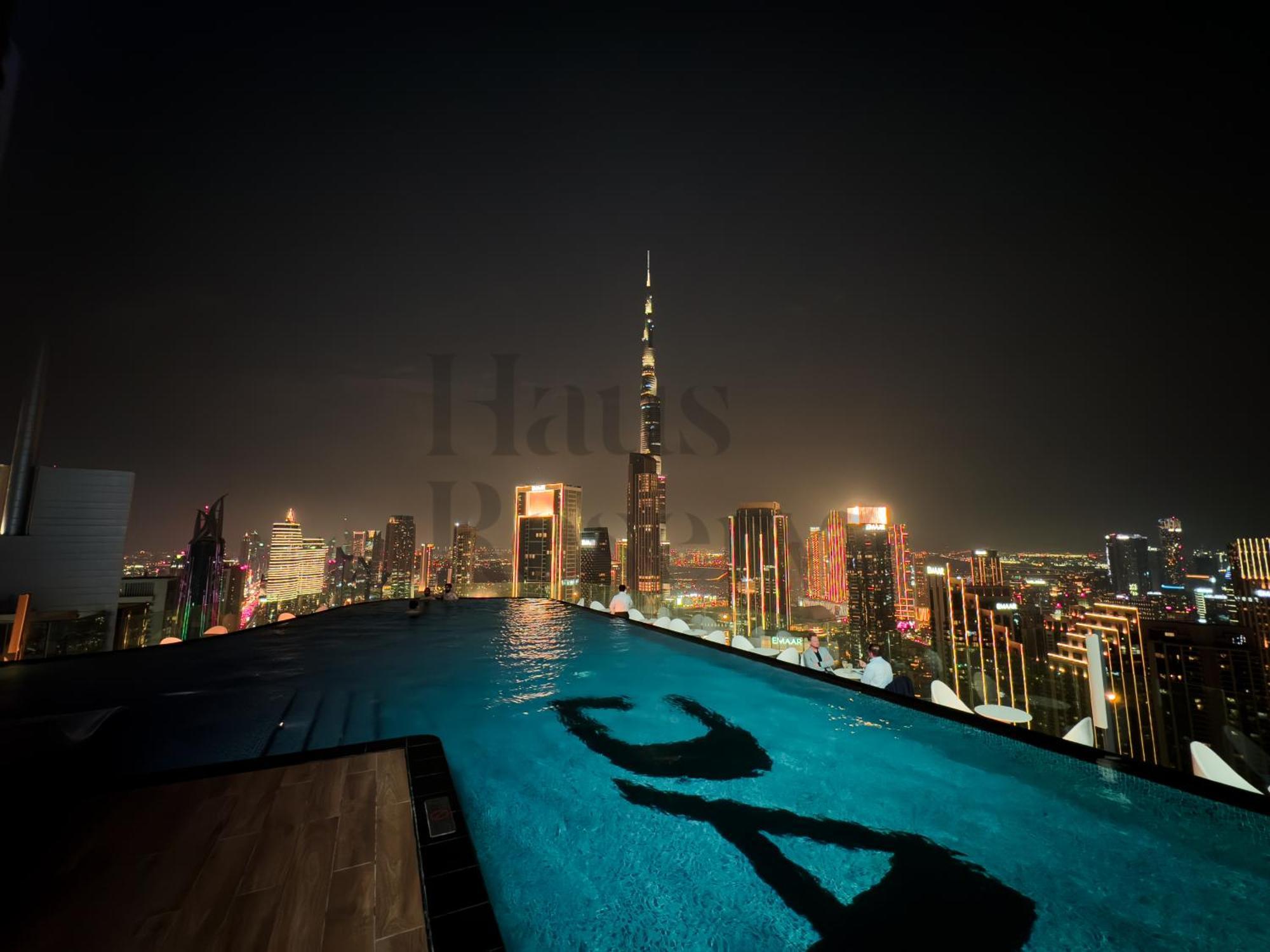 Hausreserv At Paramount Midtown - Infinity Pool With Burj Khalifa View - Luxury * Dubai