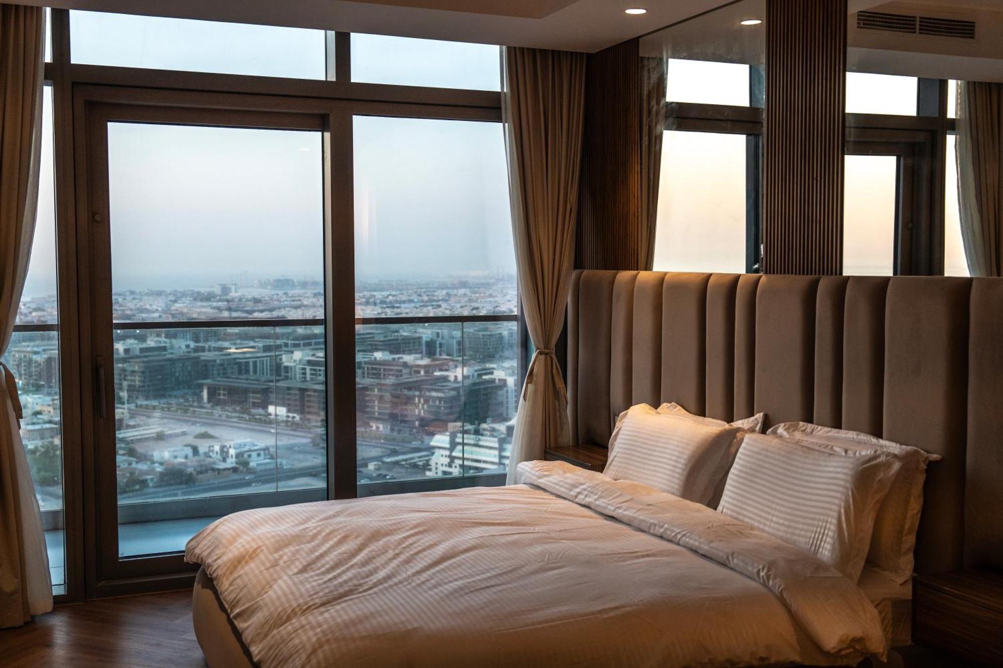Hausreserv At Paramount Midtown - Infinity Pool With Burj Khalifa View - Luxury Apartment