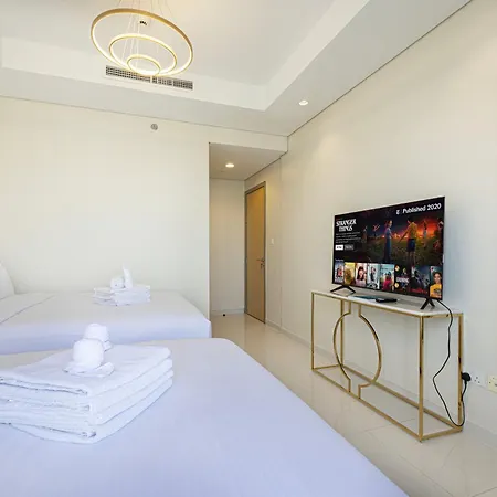 Hausreserv At Paramount Midtown Hotel - Infinity Pool With Burj Khalifa View - Luxury Apartments Dubai Exterior photo