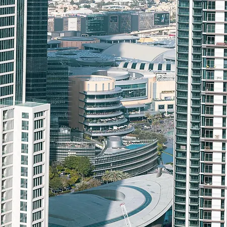 Hausreserv At Paramount Midtown Hotel - Infinity Pool With Burj Khalifa View - Luxury Apartments Dubai Exterior photo