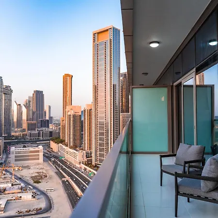 Hausreserv At Paramount Midtown Hotel - Infinity Pool With Burj Khalifa View - Luxury Apartments Dubai Exterior photo
