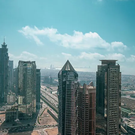 Hausreserv At Paramount Midtown Hotel - Infinity Pool With Burj Khalifa View - Luxury Apartments Dubai Exterior photo